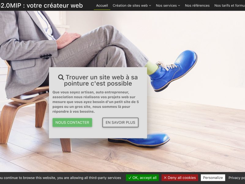 Trouver un site web à sa pointure c’est possible - web20mip.fr