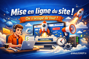 Mise en ligne du site